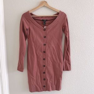 NWT Forever 21 | Blush Pink Long Sleeve Dress